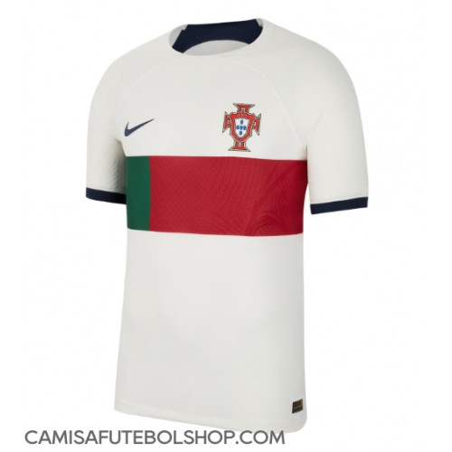 Camisa de time de futebol Portugal Replicas 2º Equipamento Mundo 2022 Manga Curta